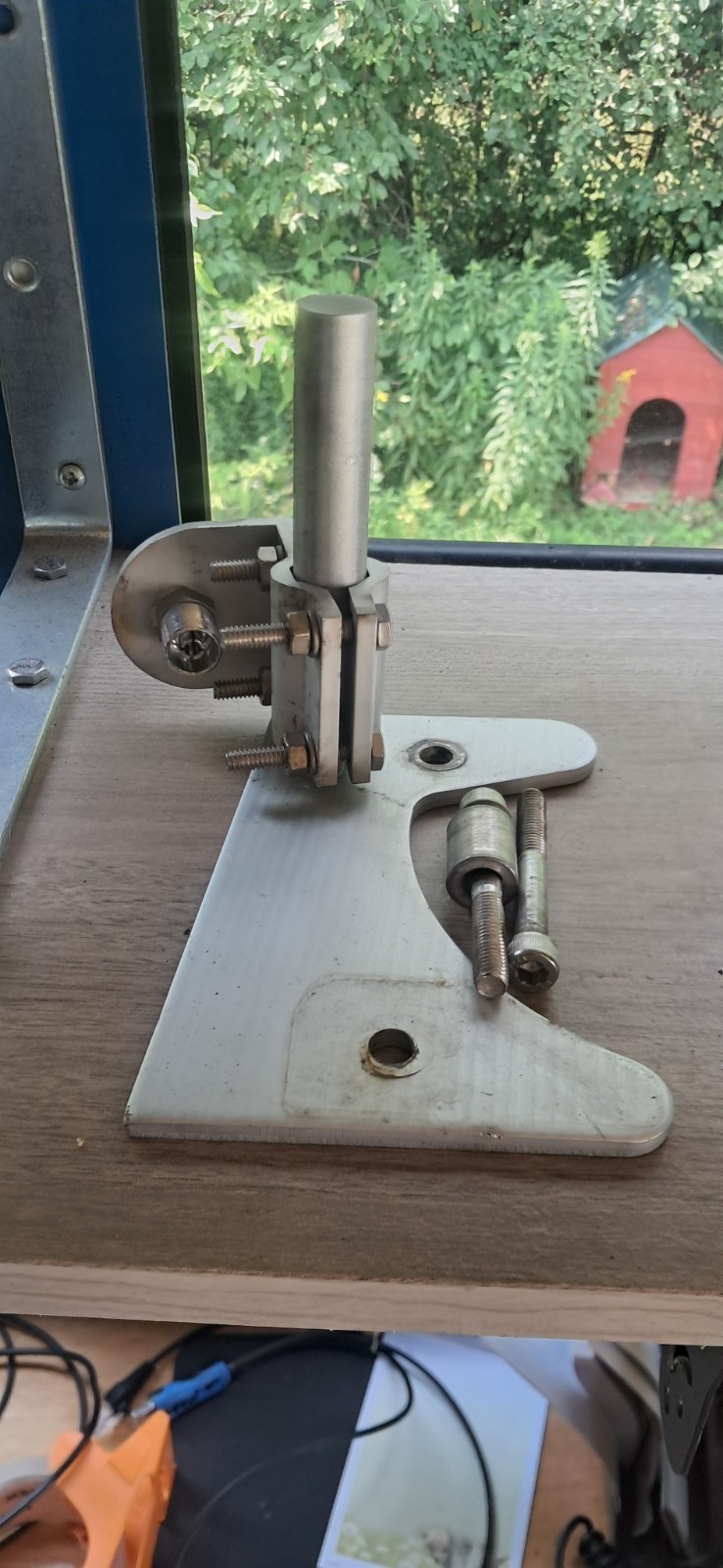 Freightliner Cascadia Dual Mirror CB Antenna Mount Bracket (2018+ Cascadia)