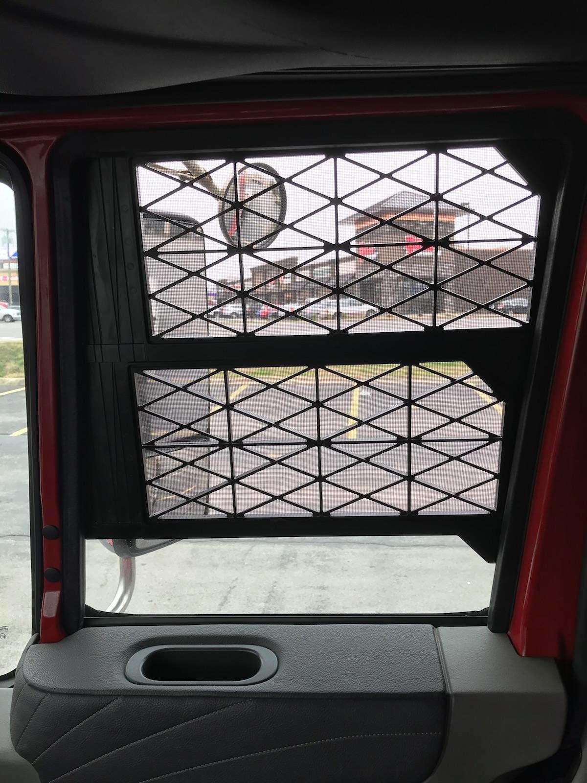 #3 Breezeway Screen Truck Window Screen, Set of 2 (Save Fuel) GREEN as it gets.