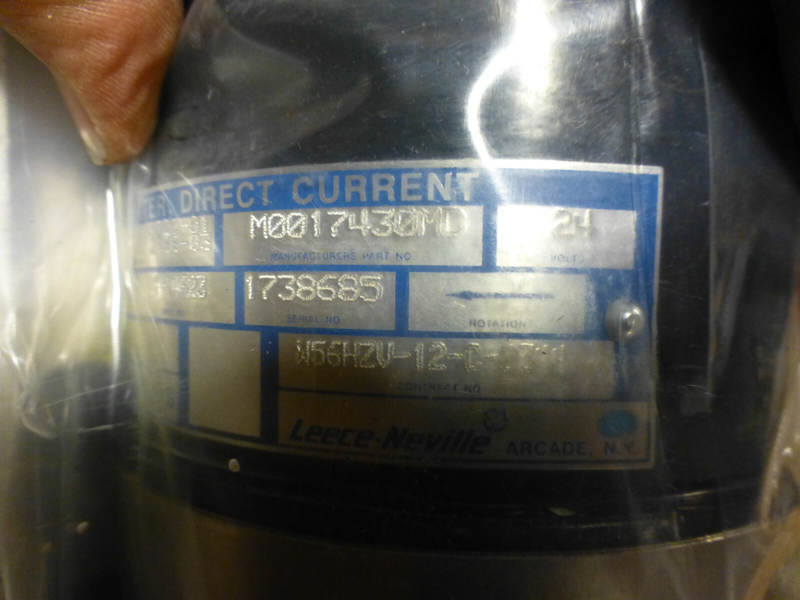 Leece-Neville Prestolite Honeywell Starter Motor M0017430MD TANK