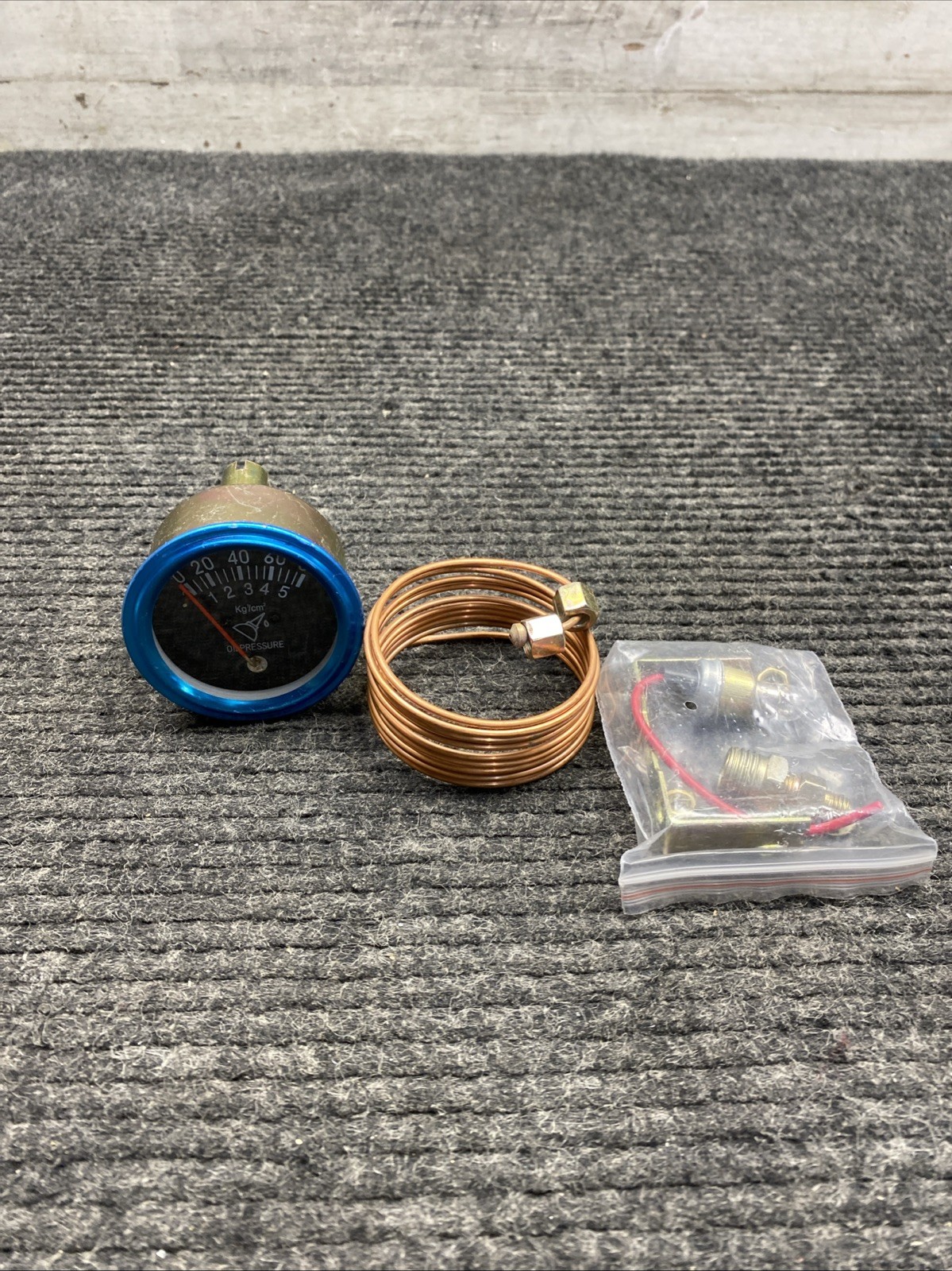 J&N 640-01022 Oil Pressure Gauge Mechanical, 0 80
