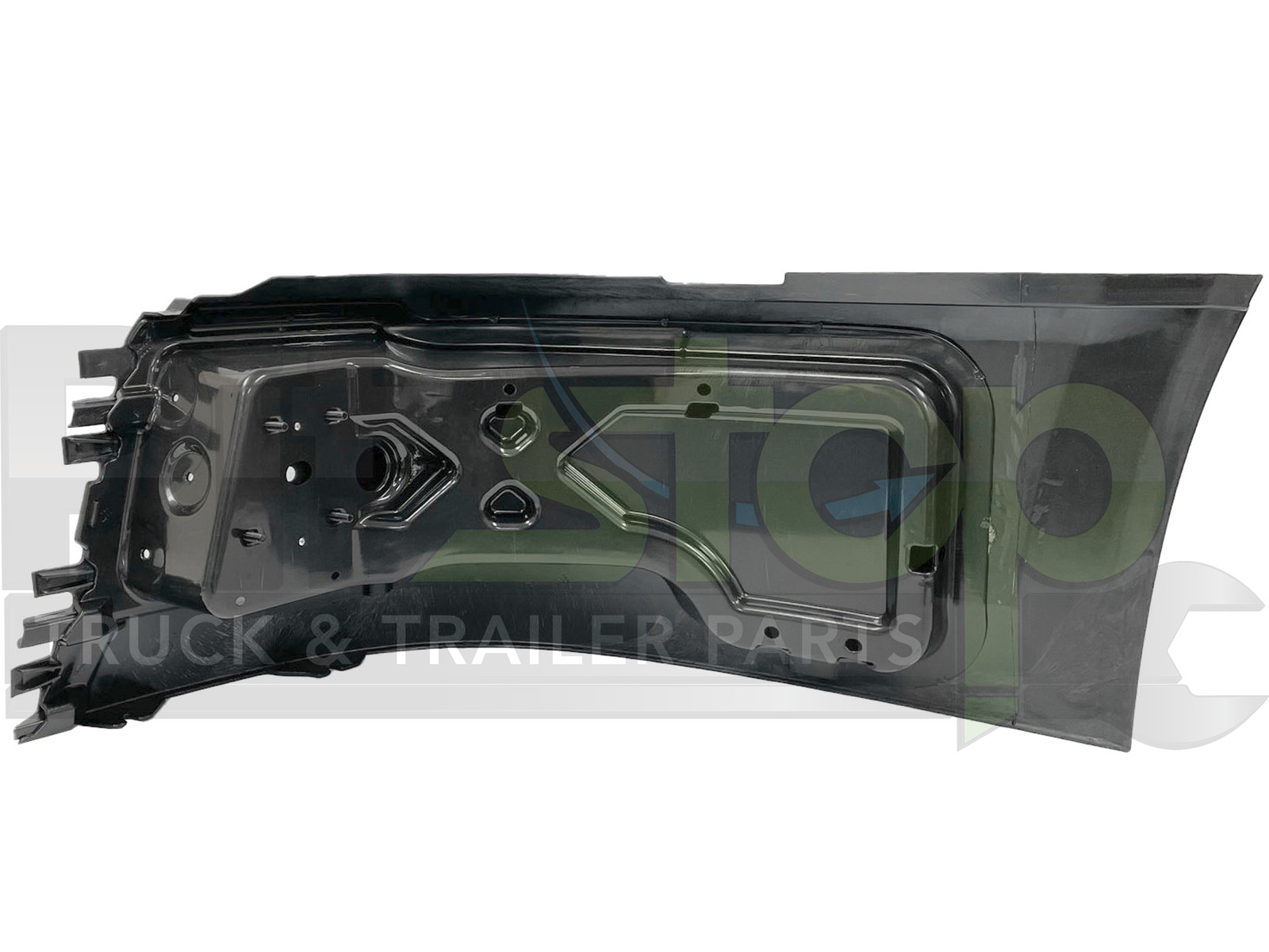 Volvo VNL Truck 04-15 Bumper Corner WITHOUT NO Fog Light Hole Right Passenger