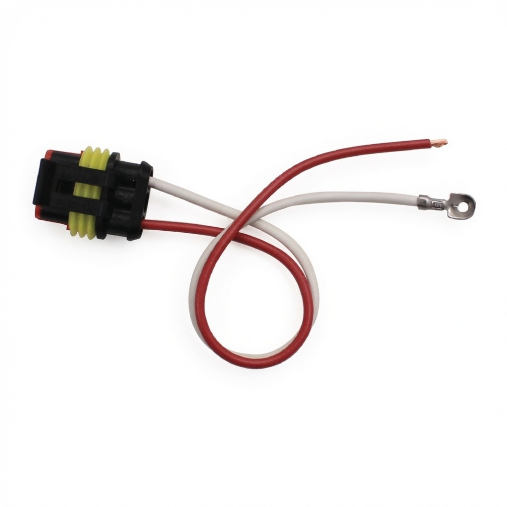 Automann 571.PT106 Pigtail 2 Wire Triple Seal Plug with 1 Ring Terminal