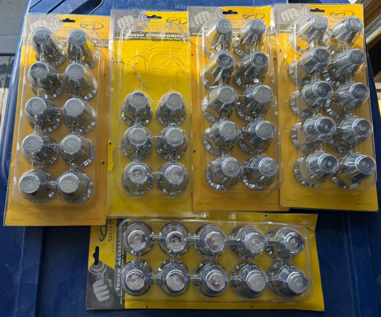 New – Chrome Lug Nut Covers – Commercial Truck – Selling all together!