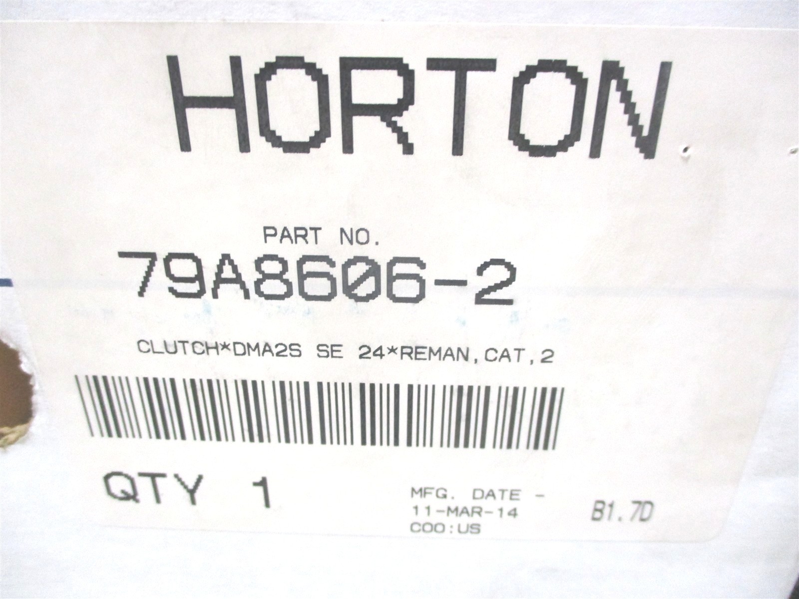 79A8606-2 REMAN HORTON DM ADVANTAGE 2-SPEED FAN CLUTCH T800W