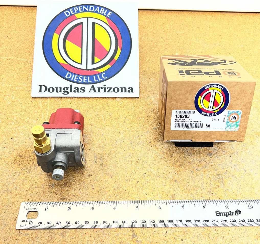 Fuel Shutoff Valve Solenoid for a Cummins 855 & L10. PAI # 180203 Ref. # 3045883