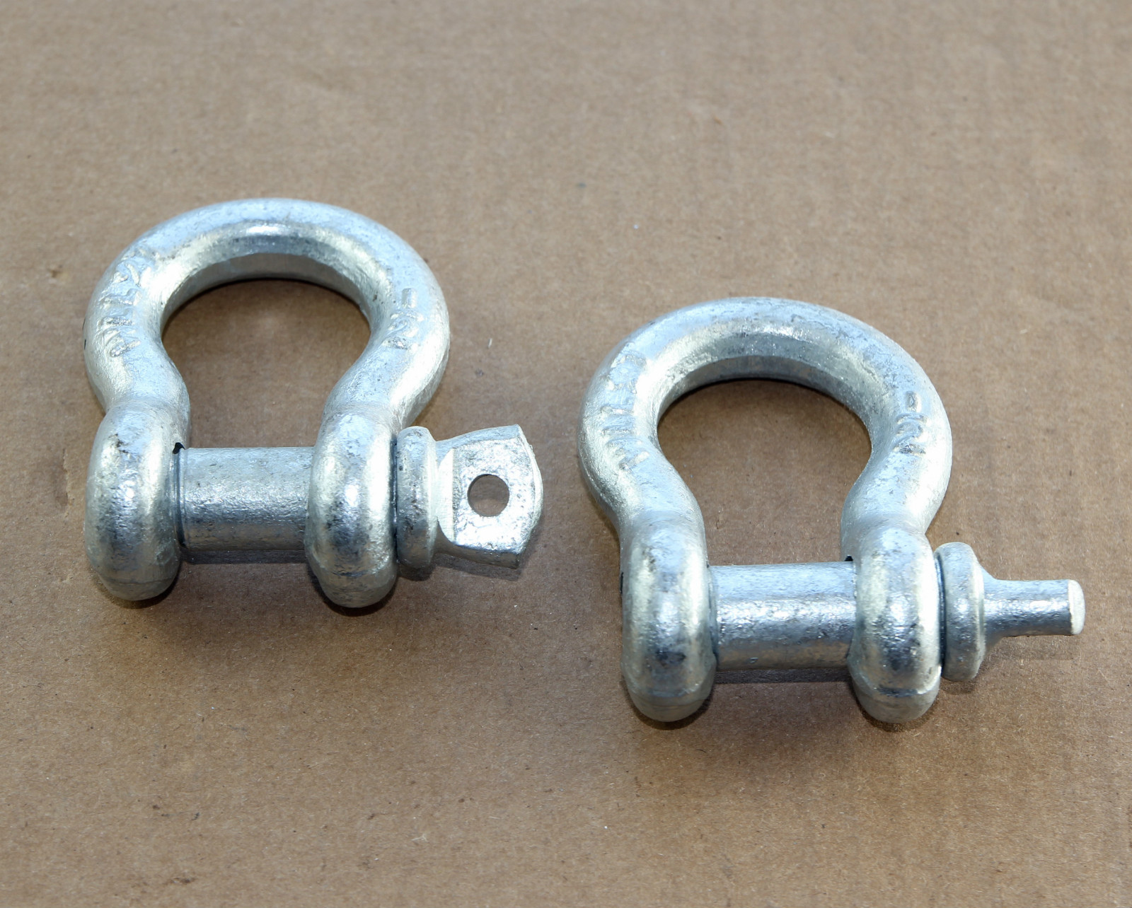 4x 1/2″ Screw Pin Shackle Anchor Ratchet Ring Webbing Chain Cable Tow Truck