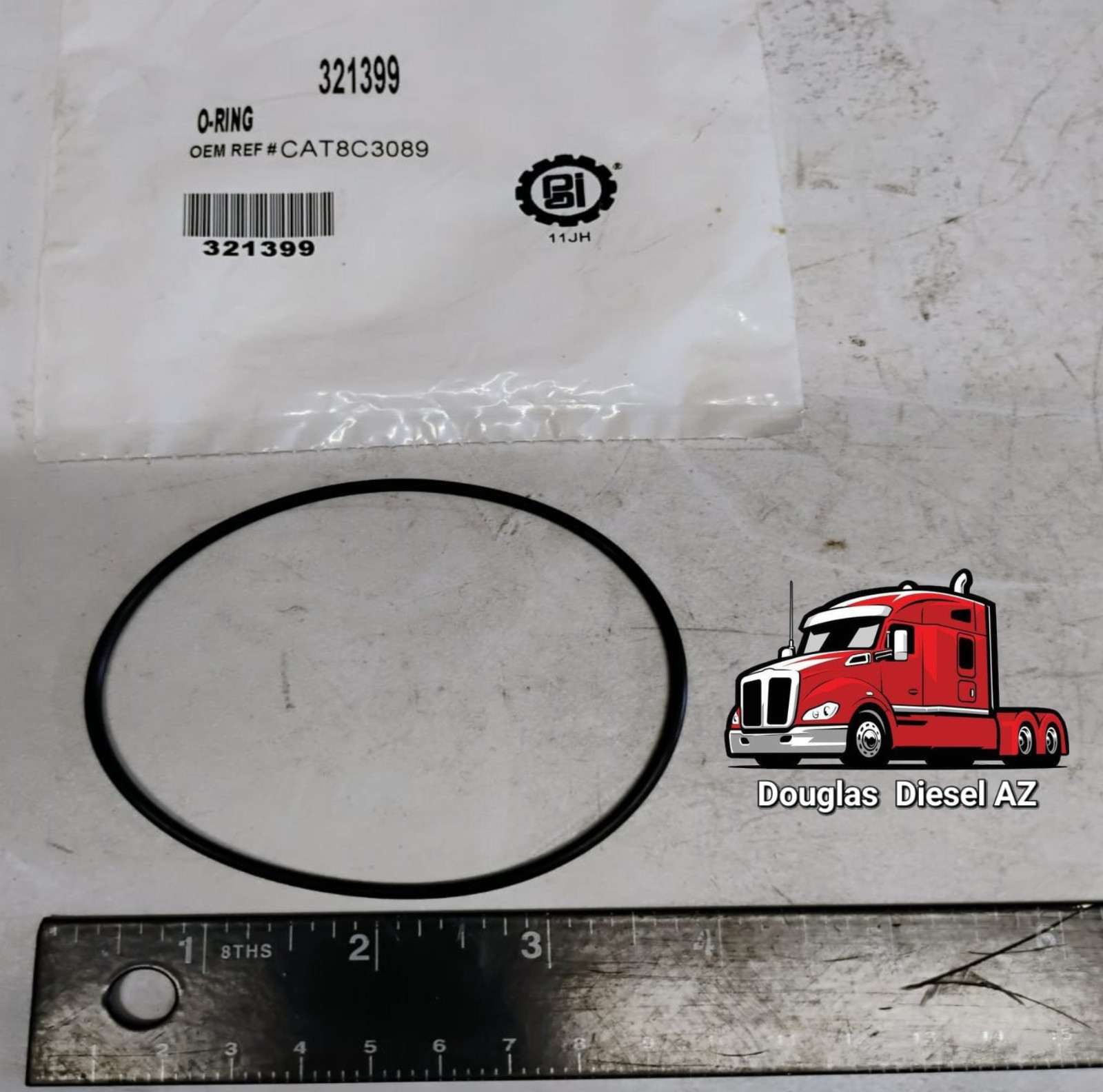 Camshaft Cover O-RING for Cat 3176 & 3176B. PAI# 321399 Ref.# Caterpillar 8C3089
