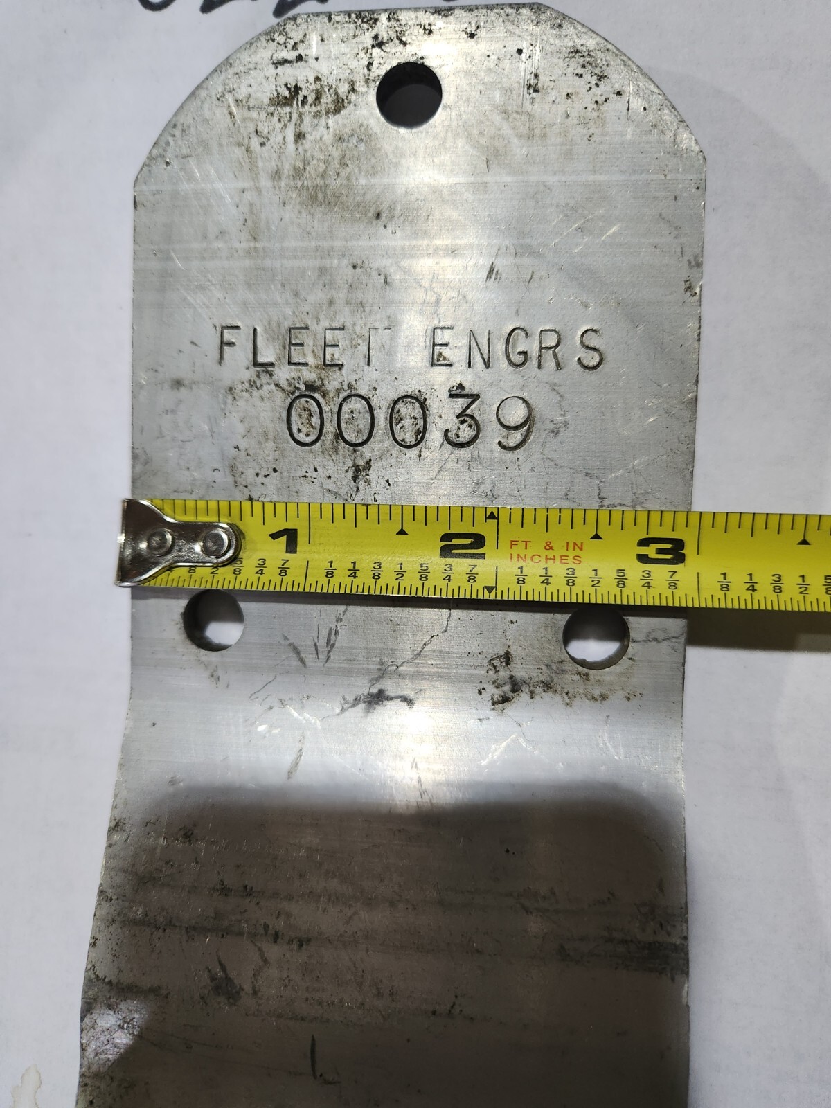 Fleet Engineers 022-00039 Gindy Style 3 Hole Aluminum Hinge