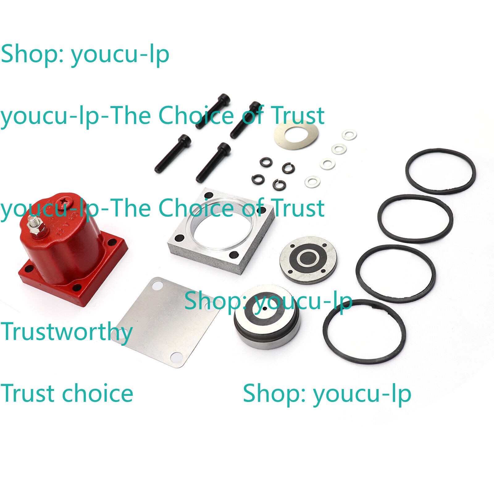 Fits for Cummins N14 Fuel Shutoff Valve Set 180204 209940 3054608 Solenoid New
