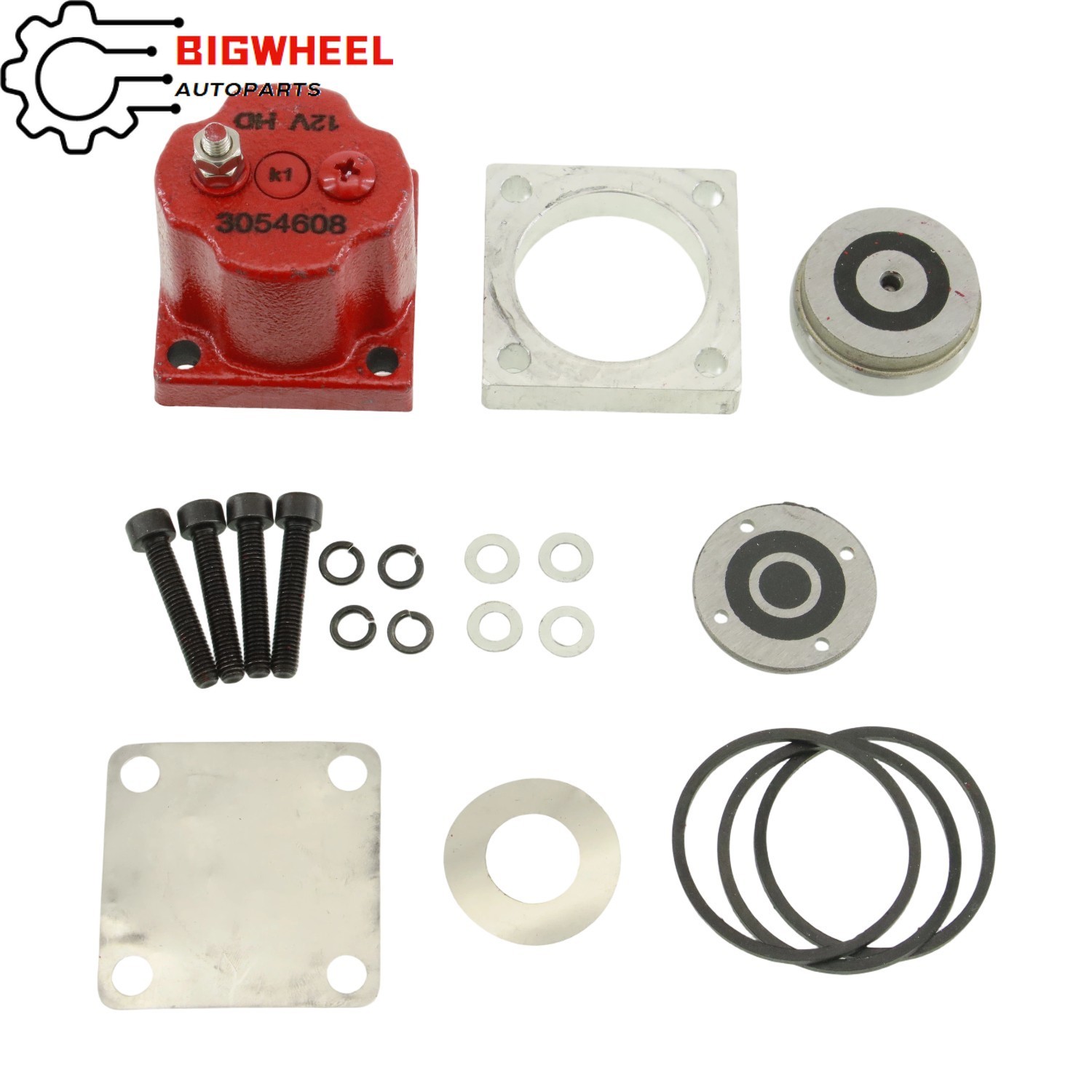 180204 209940 3054608 NEW OEM Fuel Shutoff Valve Set for Cummins N14 Solenoid US