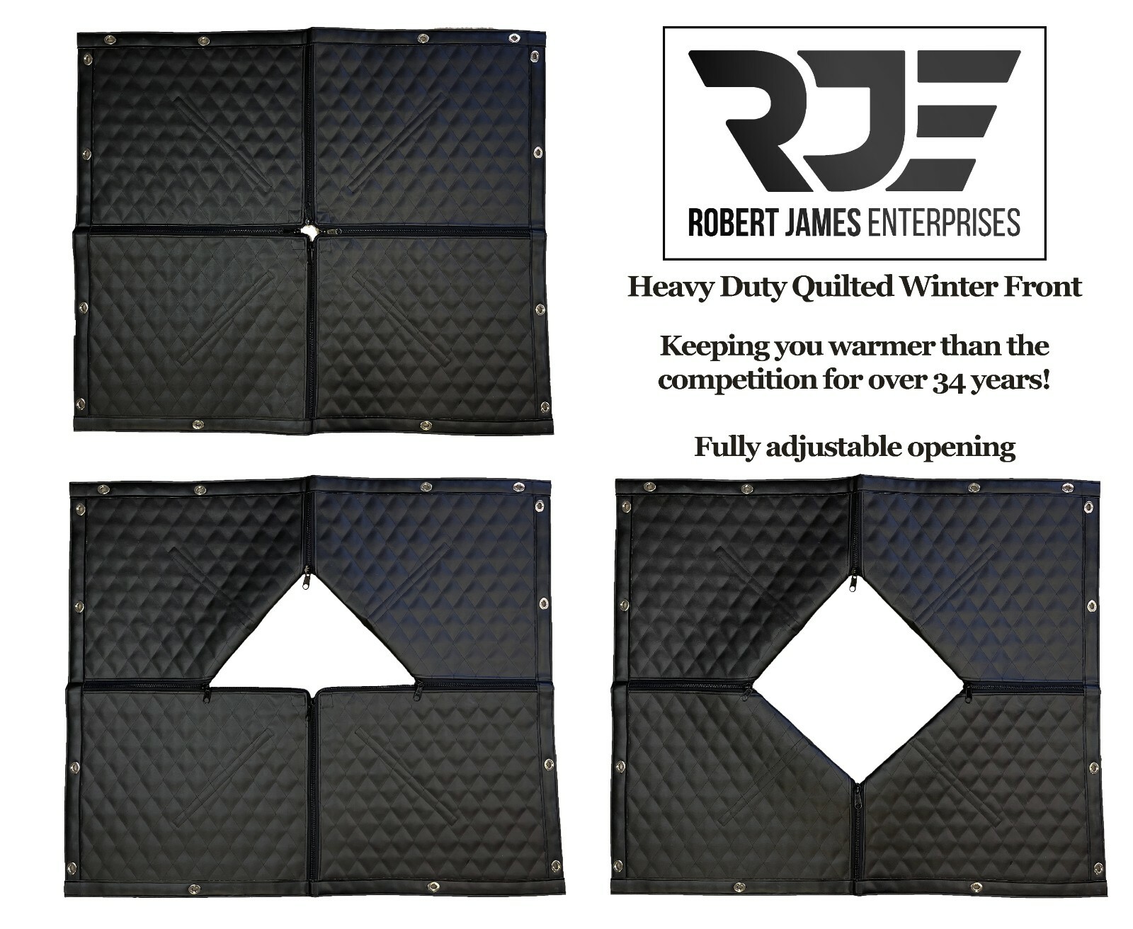 Kenworth W900B Premium Quilted Winter Front w/Tail- As Seen On Ice Road Truckers