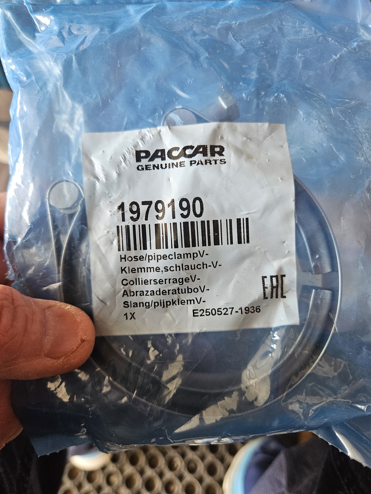 Paccar Engine V-Clamp 82mm 1979190 OEM NOS 1979190 FREE SHIPPING