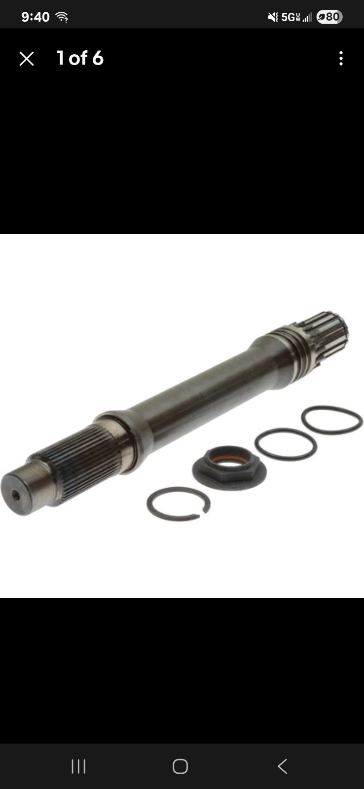 122419 New Eaton Dana Spicer OUTPUT SHAFT