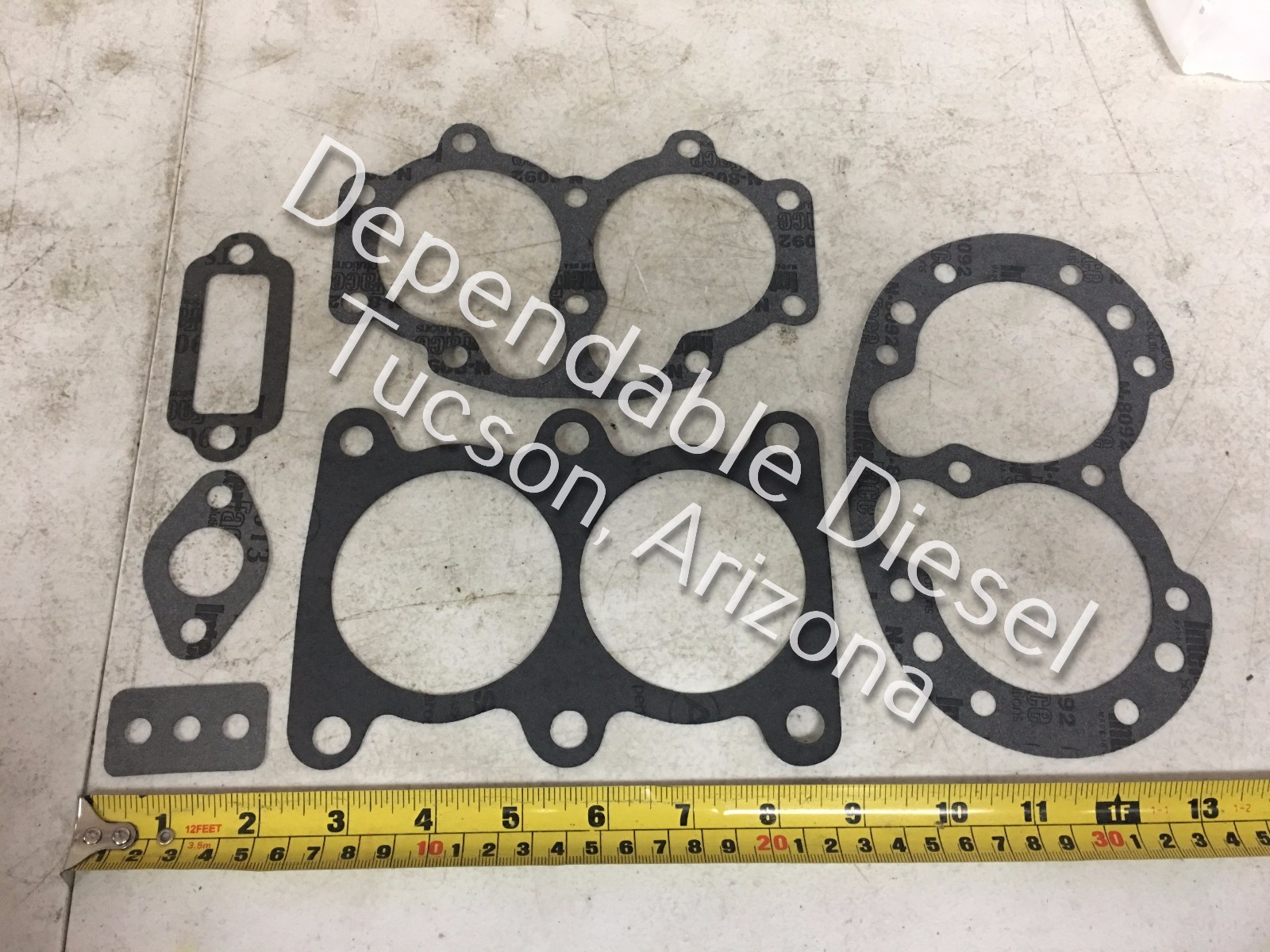 Air Compressor Gasket Kit for a Tu-Flo 500. PAI # DGK-4093 Ref. # Bendix 280512