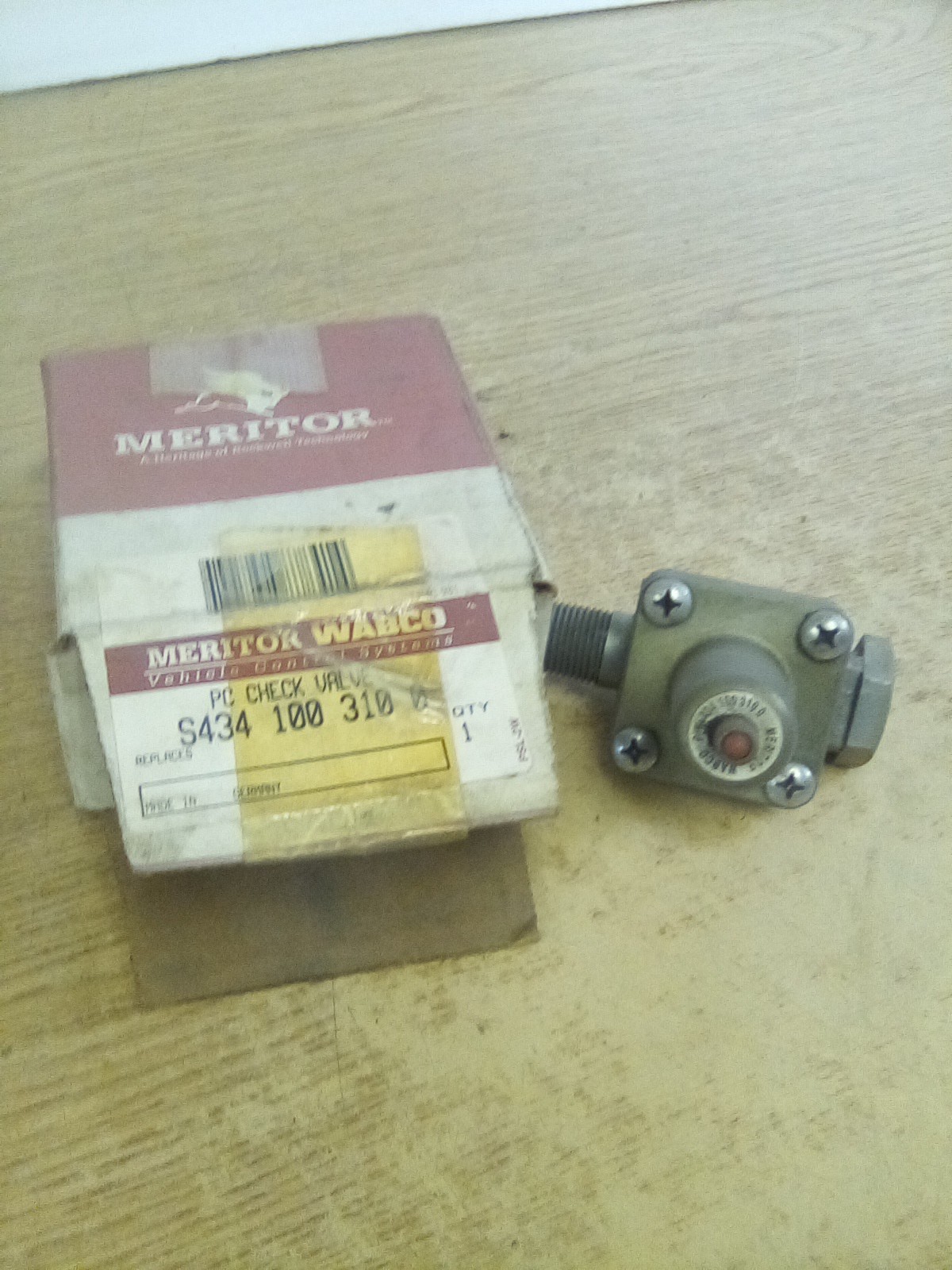 Meritor Wabco S434 100 310 0 PC Check Valve