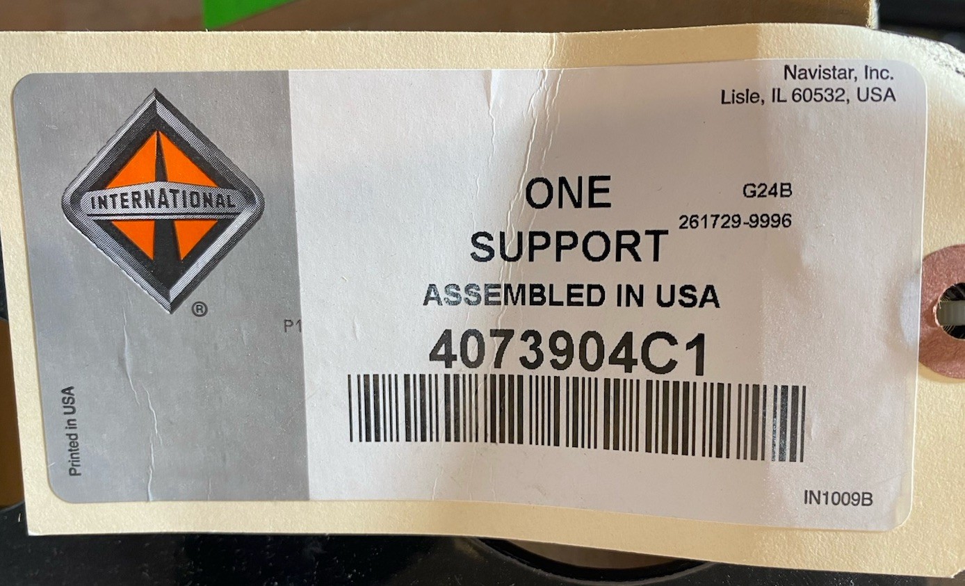 INTERNATIONAL NAVISTAR 4073904C1 OEM GENUINE SUPPORT BRACKET BRAKE 7 WAY TRAILER