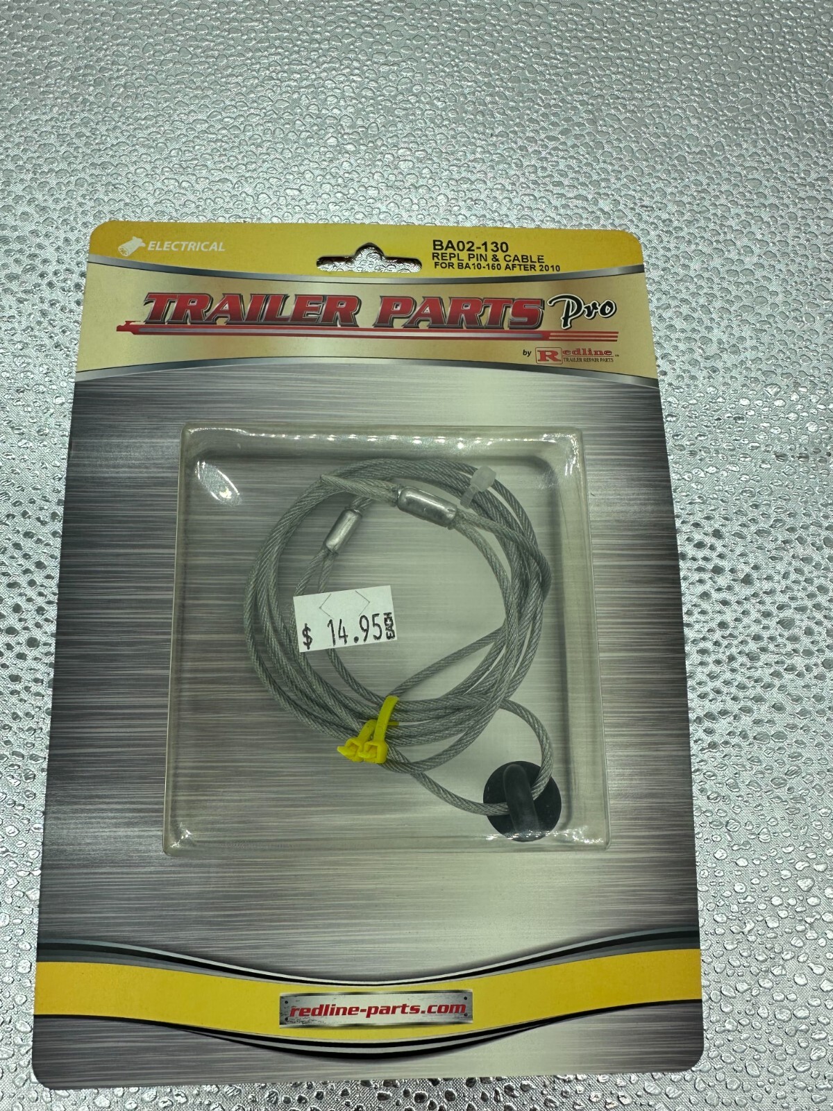 Redline Trailer Parts Pro Repl Pin & Cable #BA02-130