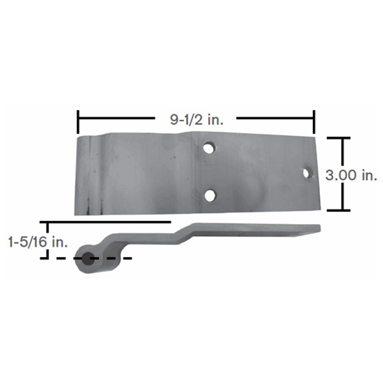 Aluminum Door Hinge UTI For Trailer – Parts Distributing HS60-04
