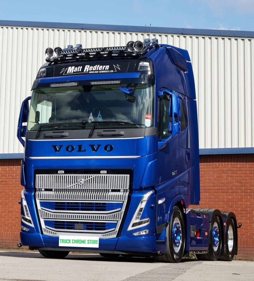 VOLVO FH5 INDICATOR FRAME CHROME Stainless Steel 2 Pieces. ( 1 SET )