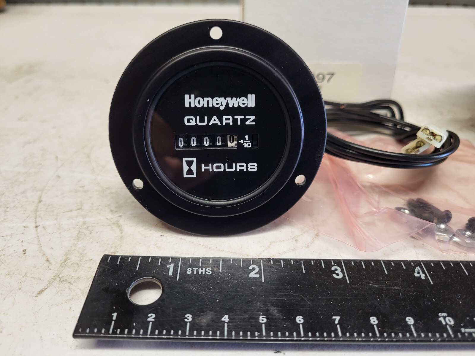 HOURMETER GAUGE for Universal Use Honeywell Quartz # 85097 Hour Meter