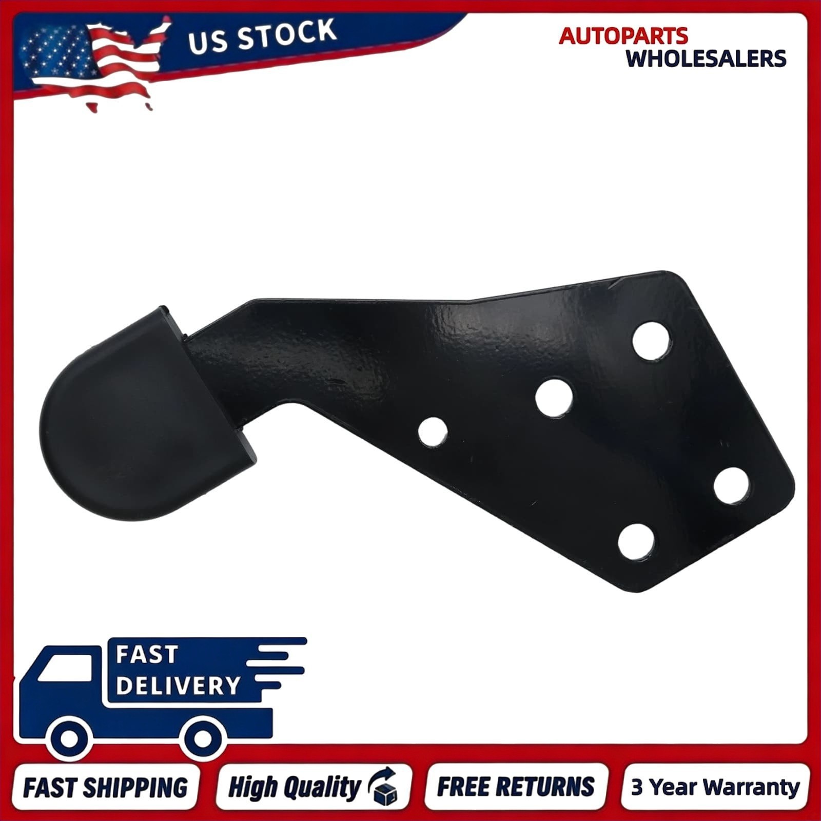 For Truck HLK2733L HLK2733R Right Passenger & Left Driver Side Hood Guide Poly