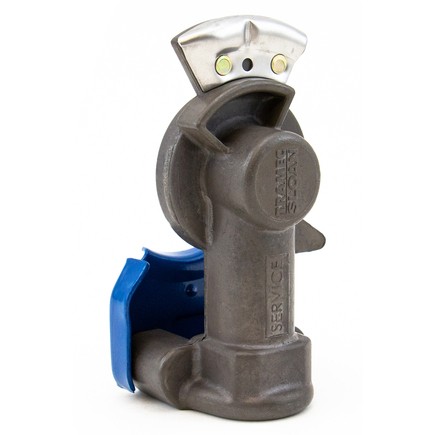 Tramec Sloan 36101 Anodized Standard Gladhand, Service, Rubber Seal