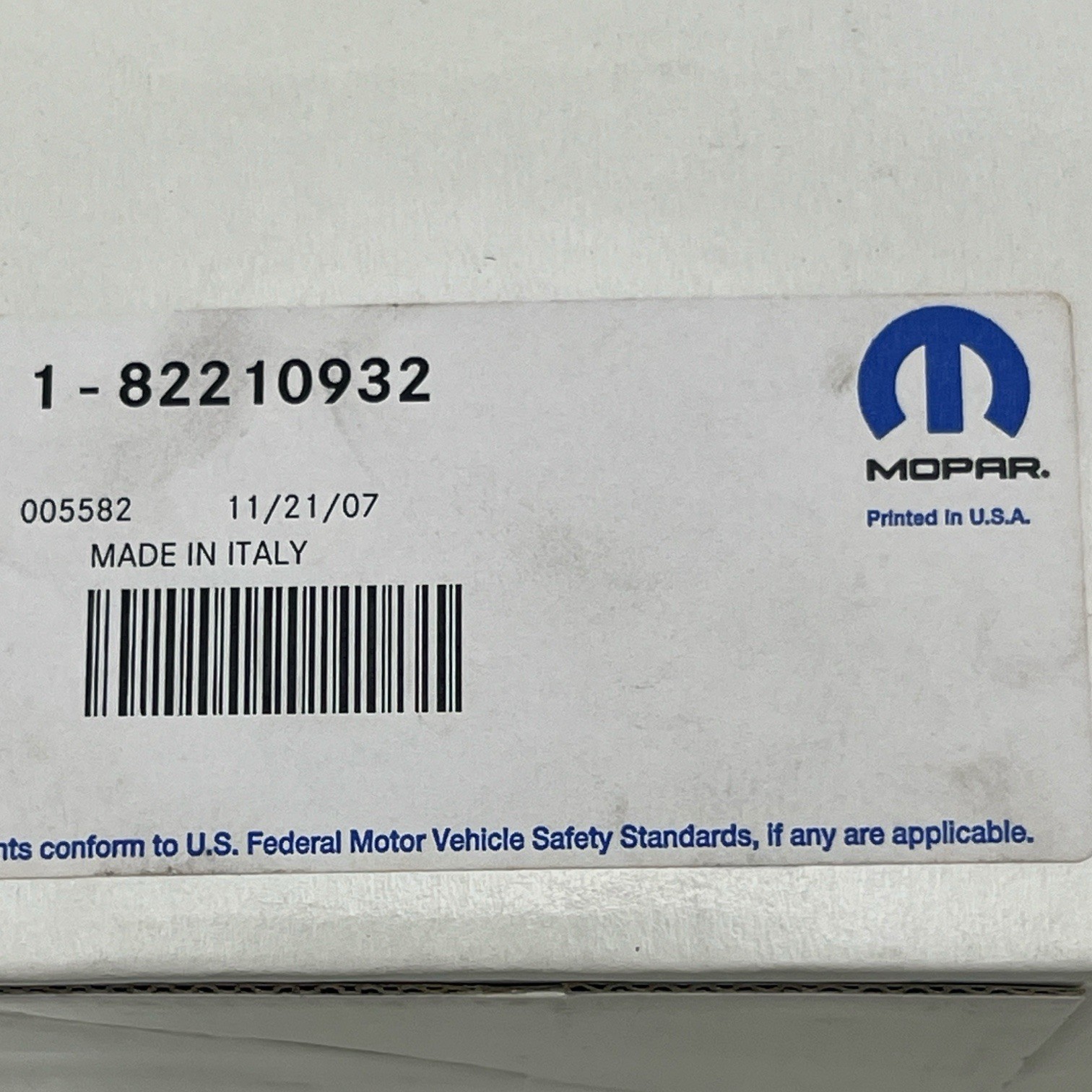 Genuine Mopar 2007-2017 Jeep Patriot Park Distance Sensor Kit 82210932 NOS OEM