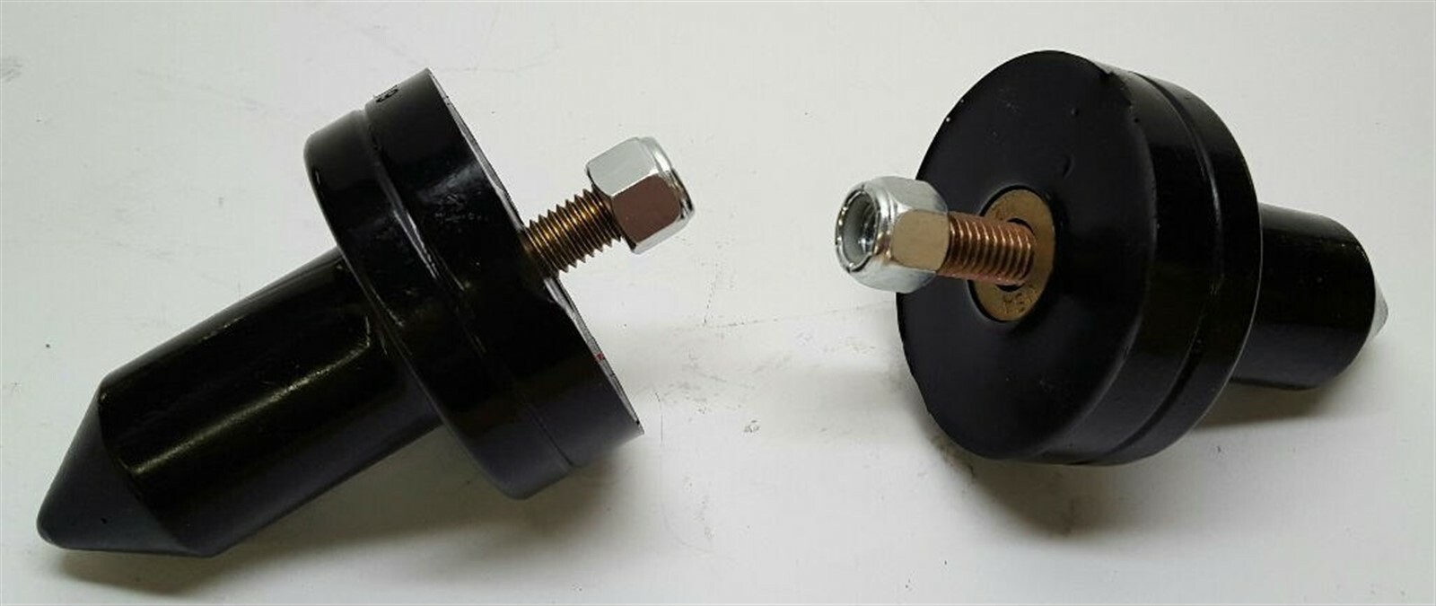 Two Energy Suspension 32.4001G Black Poly Hood Pin Support Bushings for Kenworth