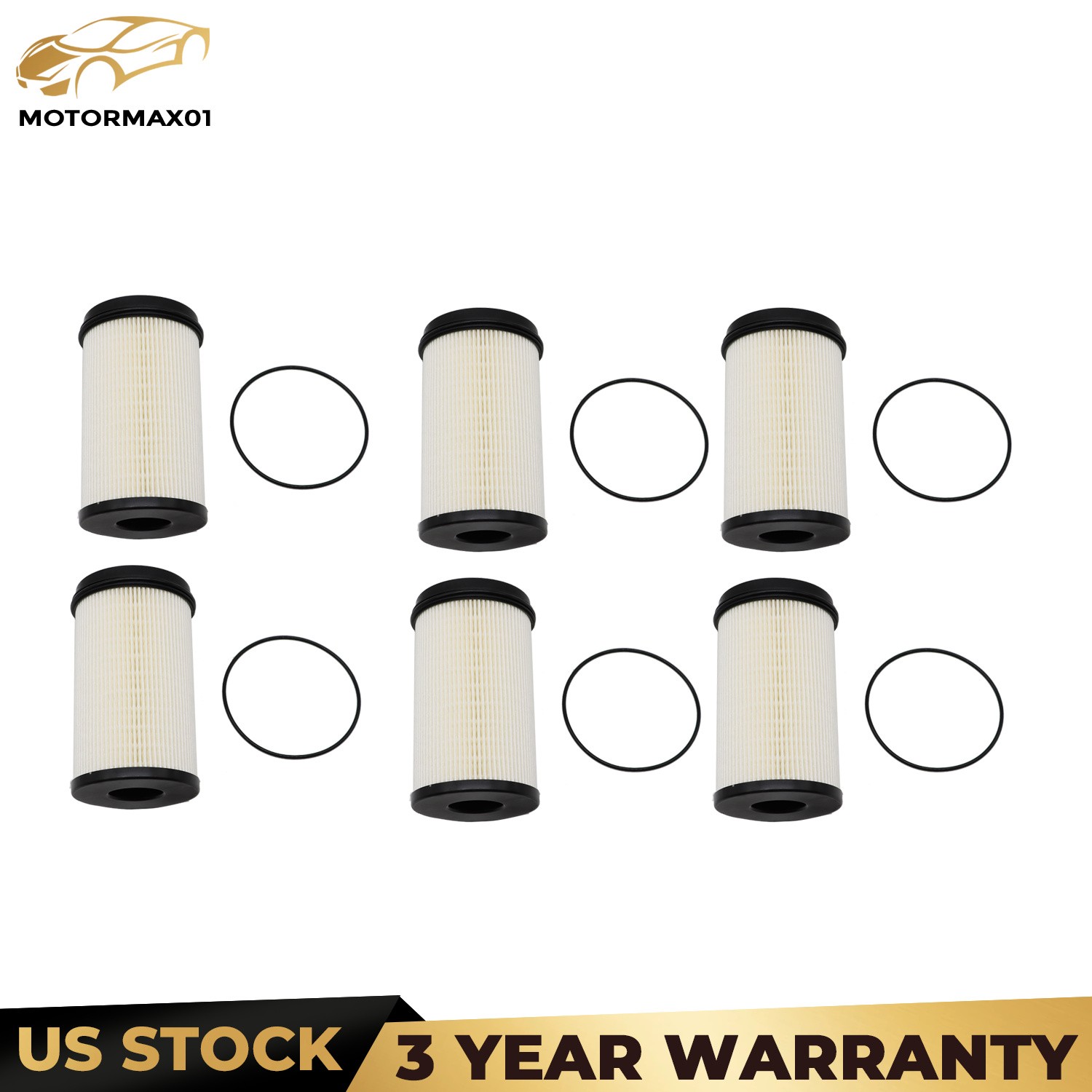 For Fleetguard FS20176 Fuel/Water Separator DDE R61709 High Quality US Pack of 6