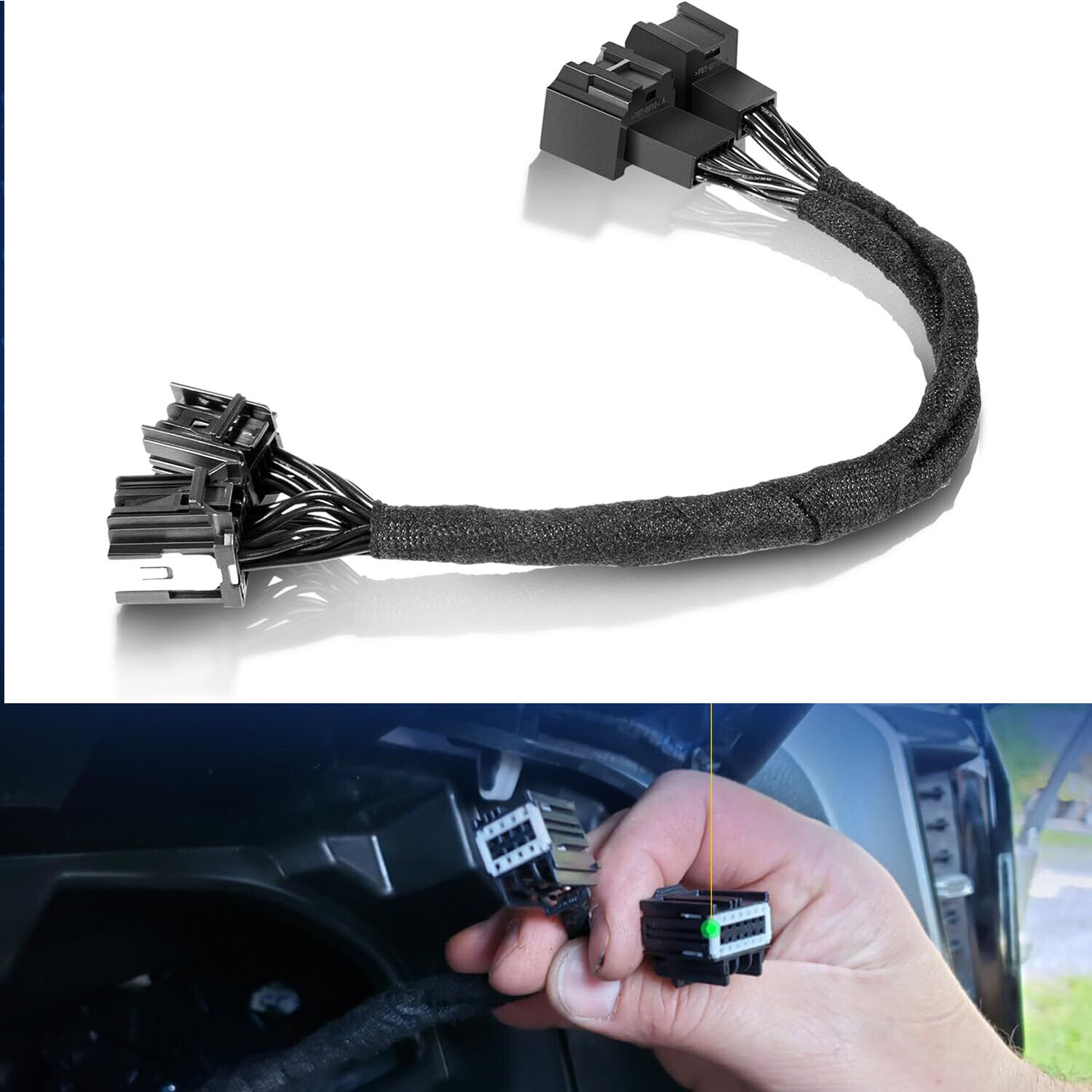 SGW Extension Cable Replacement fit for Jeep Gladiator/ Wrangler/ Ram/ RAM-TRX