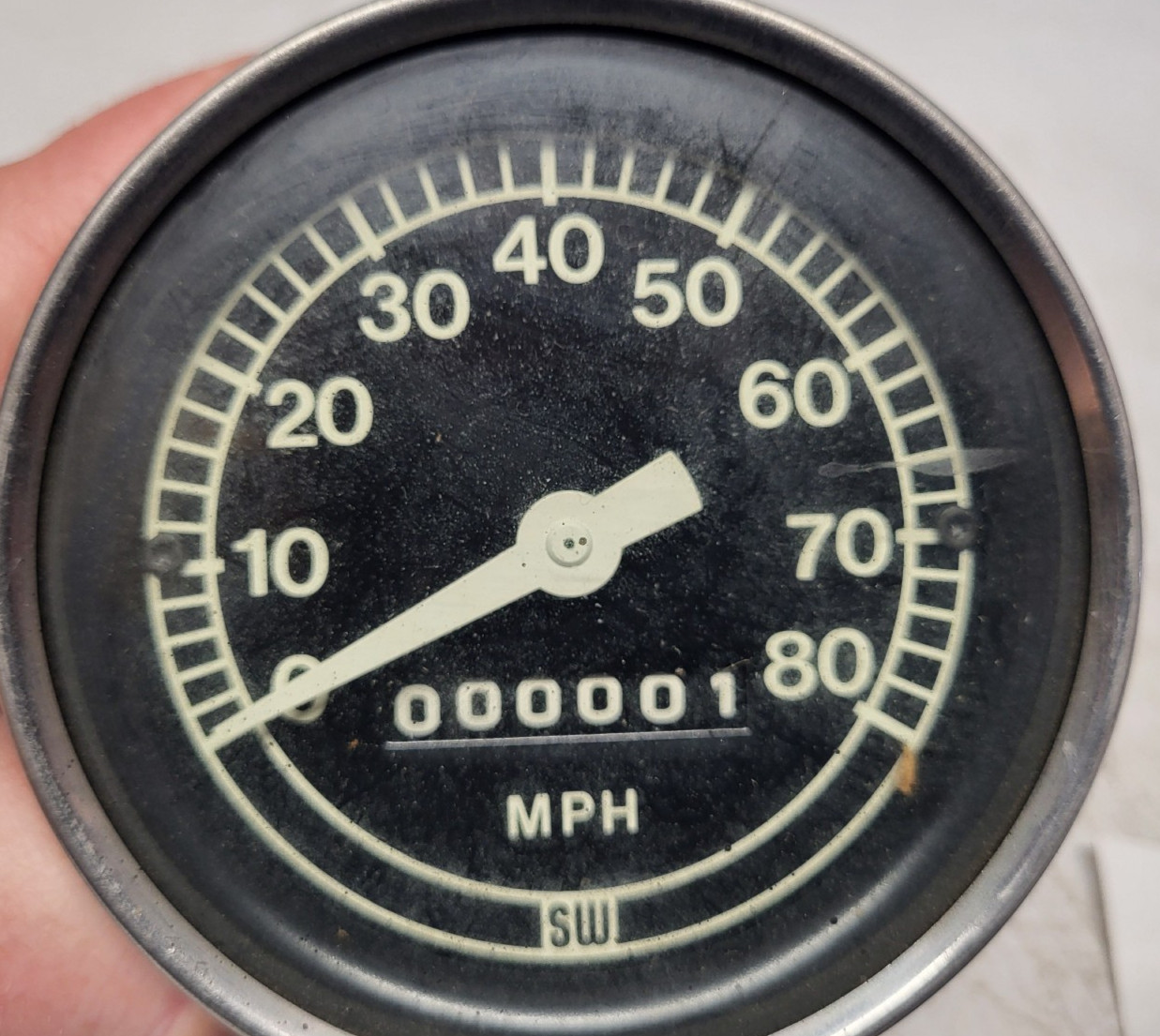 Stewart Warner Speedometer MPH Gauge Ford Louisville D0HF-17255-CA D0HF17255CA
