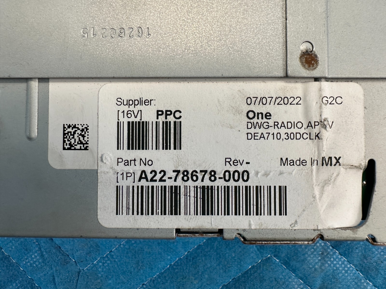 OEM Freightliner M2 112 Radio DEA710 AM/FM/WB/BT/USB/30D 2023