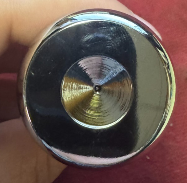 UNITED PACIFIC 28478B Cigarette Lighter – Chrome Deluxe, with Indented Center