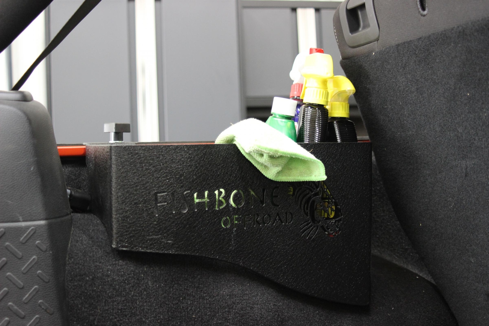 For Jeep JK Wheel Well Storage Bins 07-18 Wrangler JK 4 DR Black Textured Powder