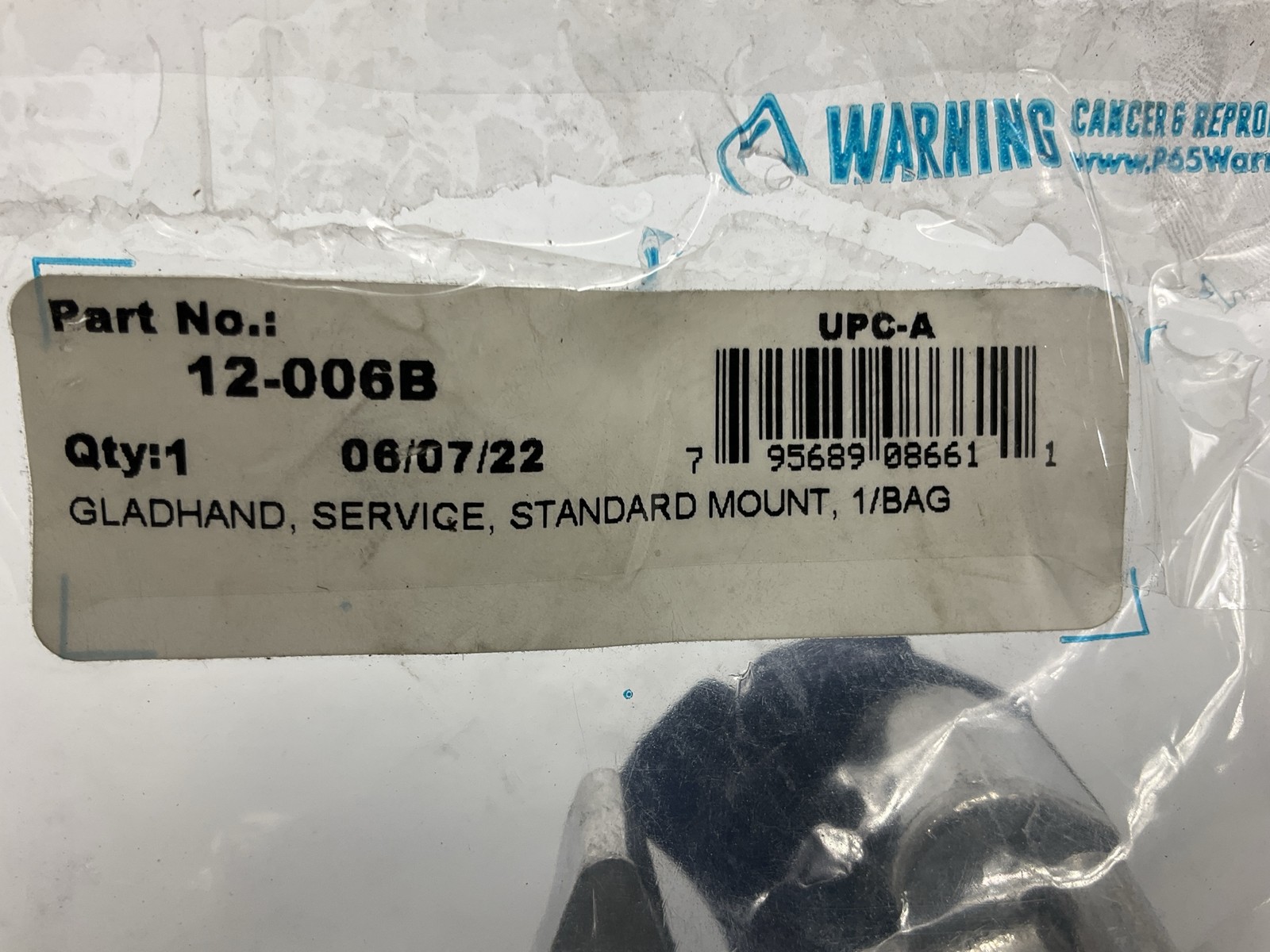 PHILLIPS 12-006B Blue Gladhand Standard Service Mount 1/2″ Female Pipe Thread