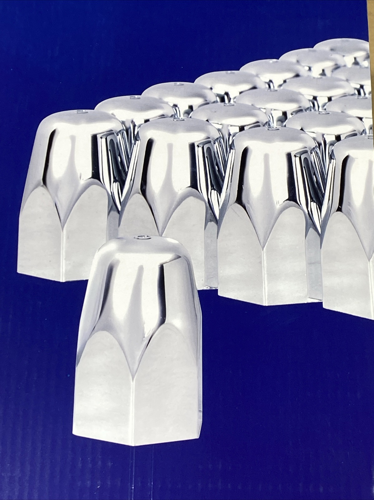 United Pacific 10084CB Tall Wheel Lug Nut Cover 1.5″ X 2 3/4″, Chrome, 60pcs New