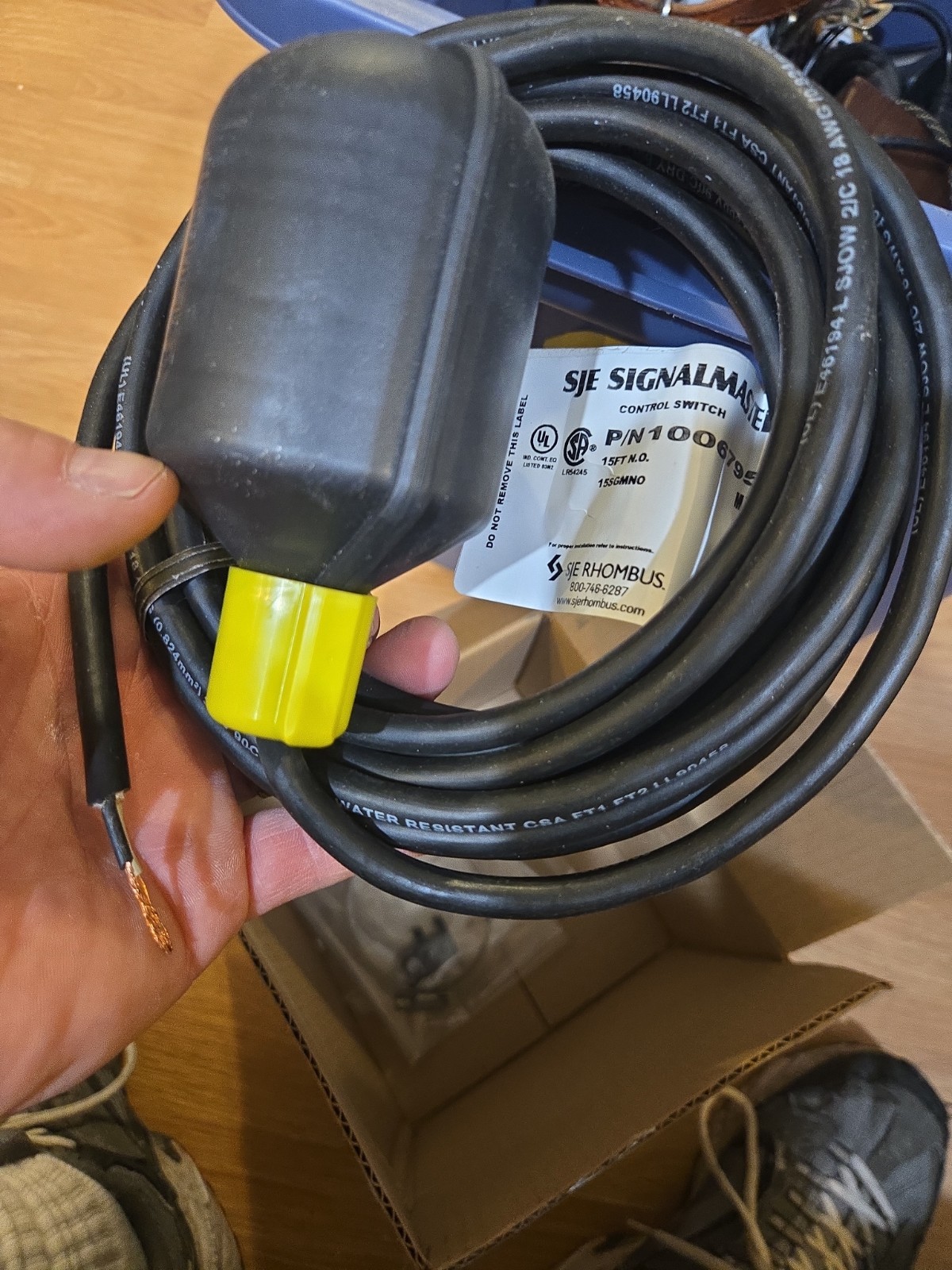 SJE Signalmaster Control Switch 15FT P/N: 1006795 – NEW OLD STOCK (I)