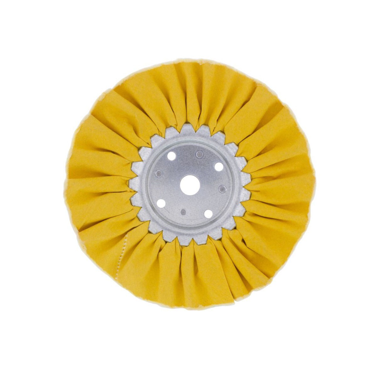 United Pacific 90021 8″ Yellow Treated Airway Buff – 5/8″ & 1/2″ Arbor – 1 Unit