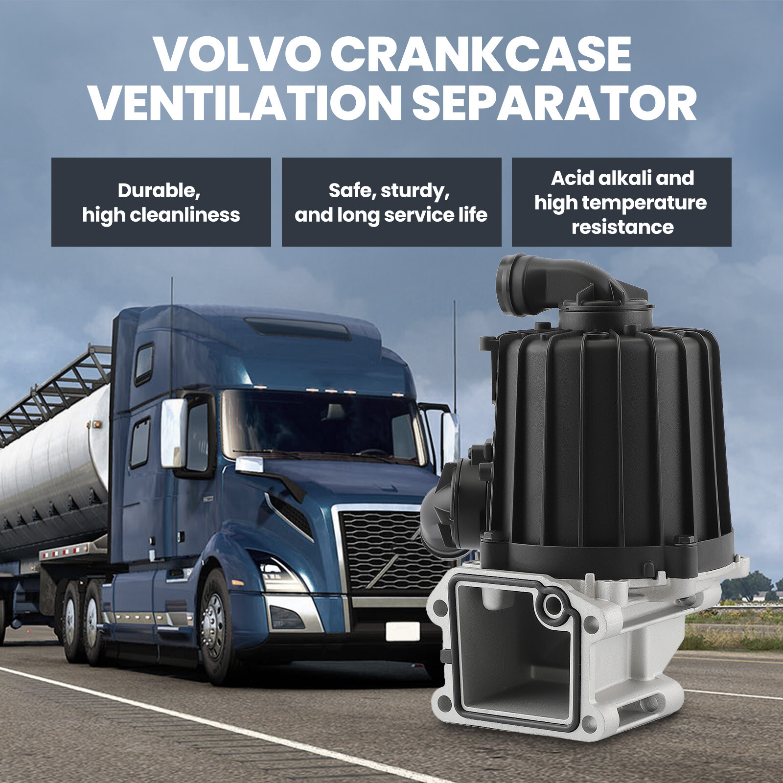 Oil Separator W/ Gasket For Volvo D13 22877306 21373547 20532891 Truck New