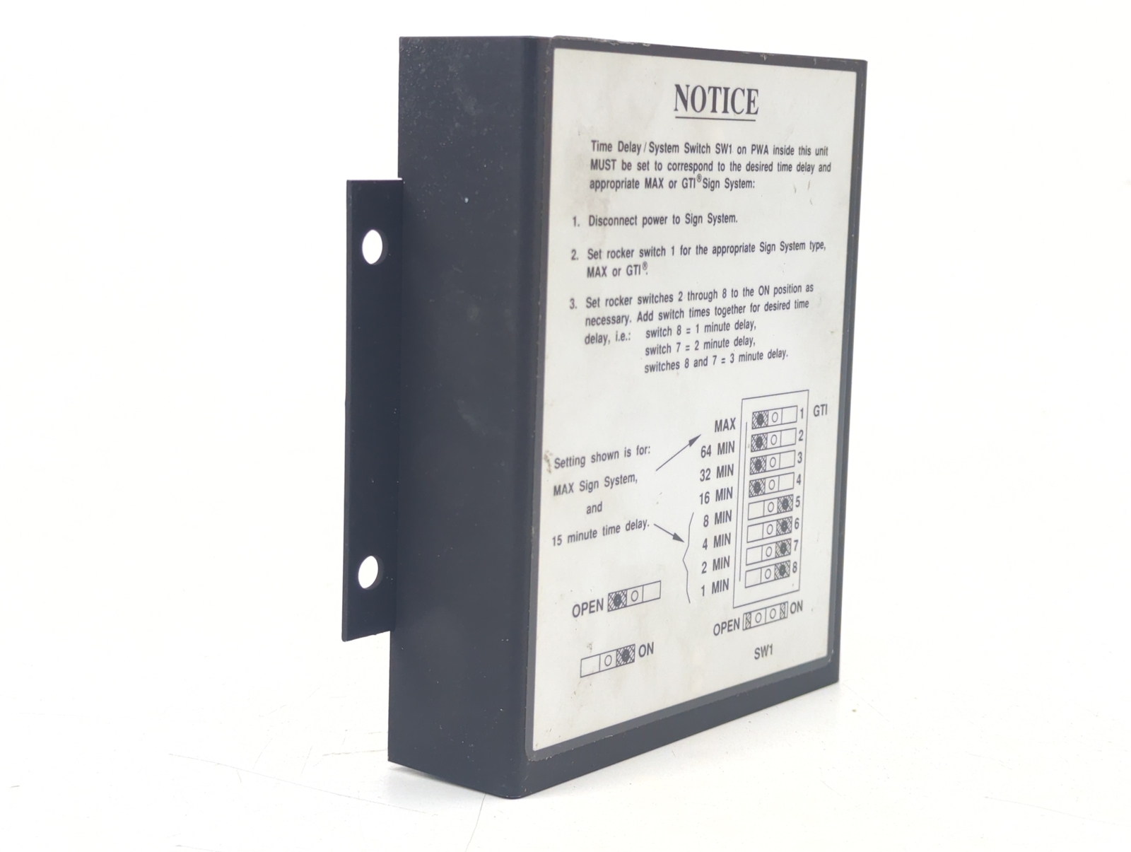 Luminator 510200-001 Transit City Bus Destination Display Sign Auto Blanker