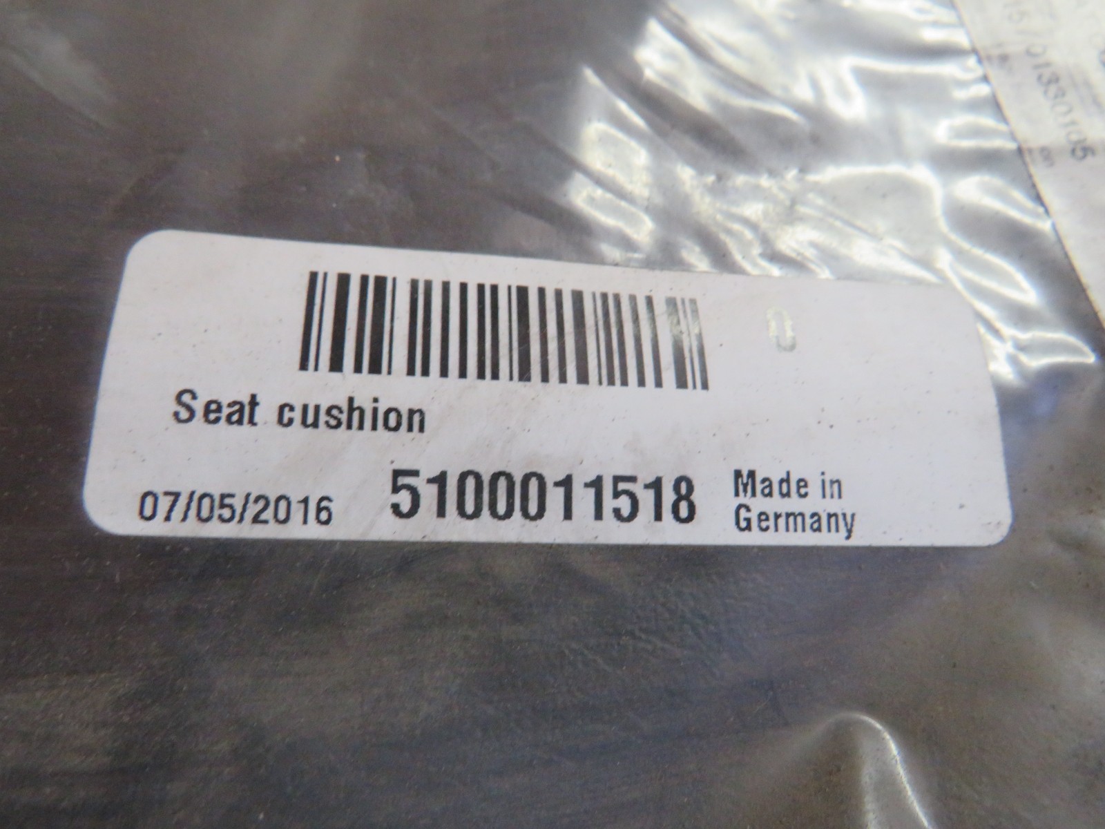 Wacker Neuson Part # 5100011518 – Seat cushion