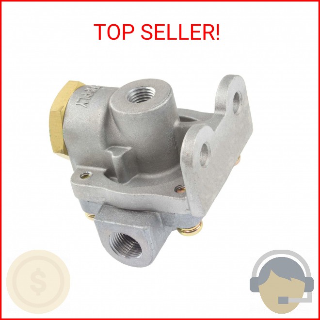 World American WA289714 Air Brake Quick Release Valve (QR1C 0-PSI DIFF 1/4S-3/8D