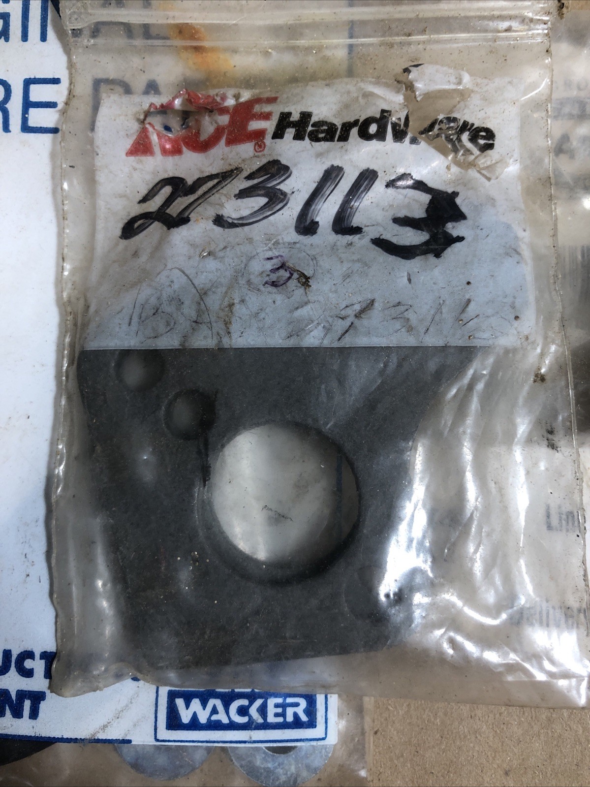 Lot Of Replacement Parts Wacker, ACE Hardware, And The Toro Company