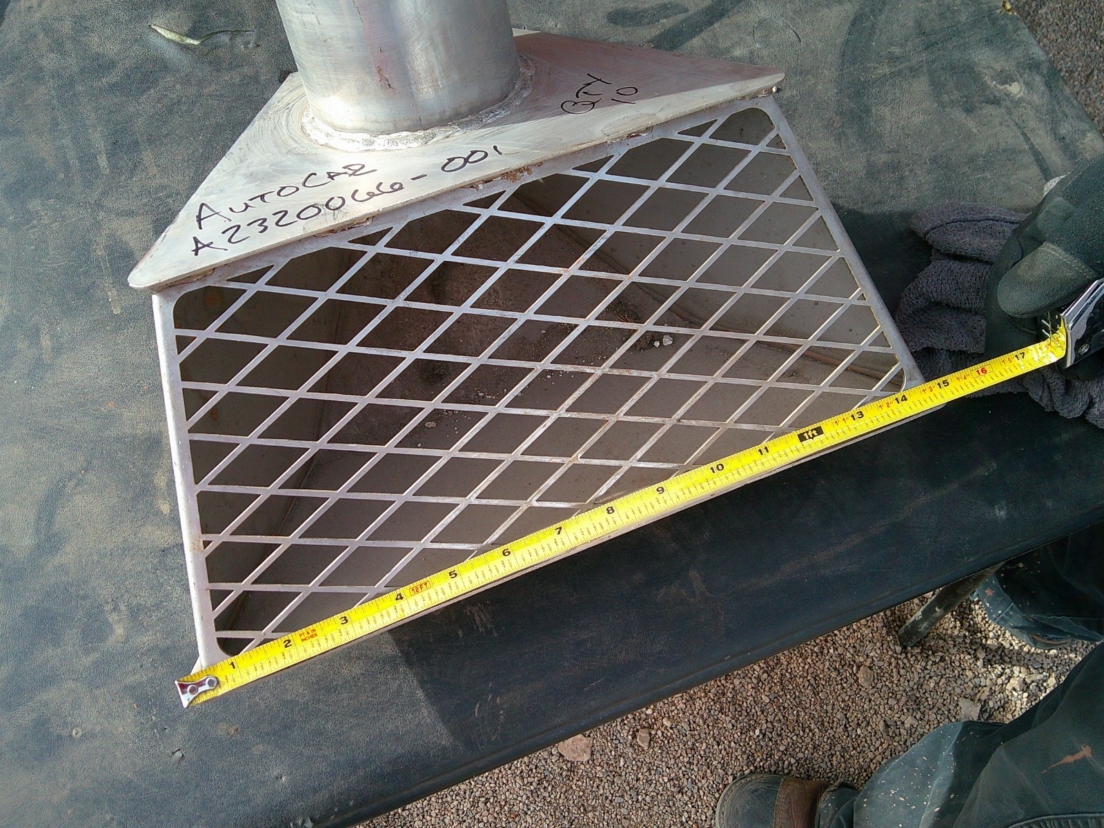AutoCar A2320066-001 Diffuser 4″ SHRT Side Outlet