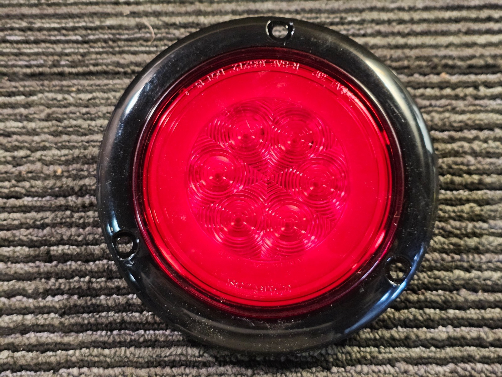 Optronics STL101RFMB GloLight 4” Red LED Lights with Mounting Flange