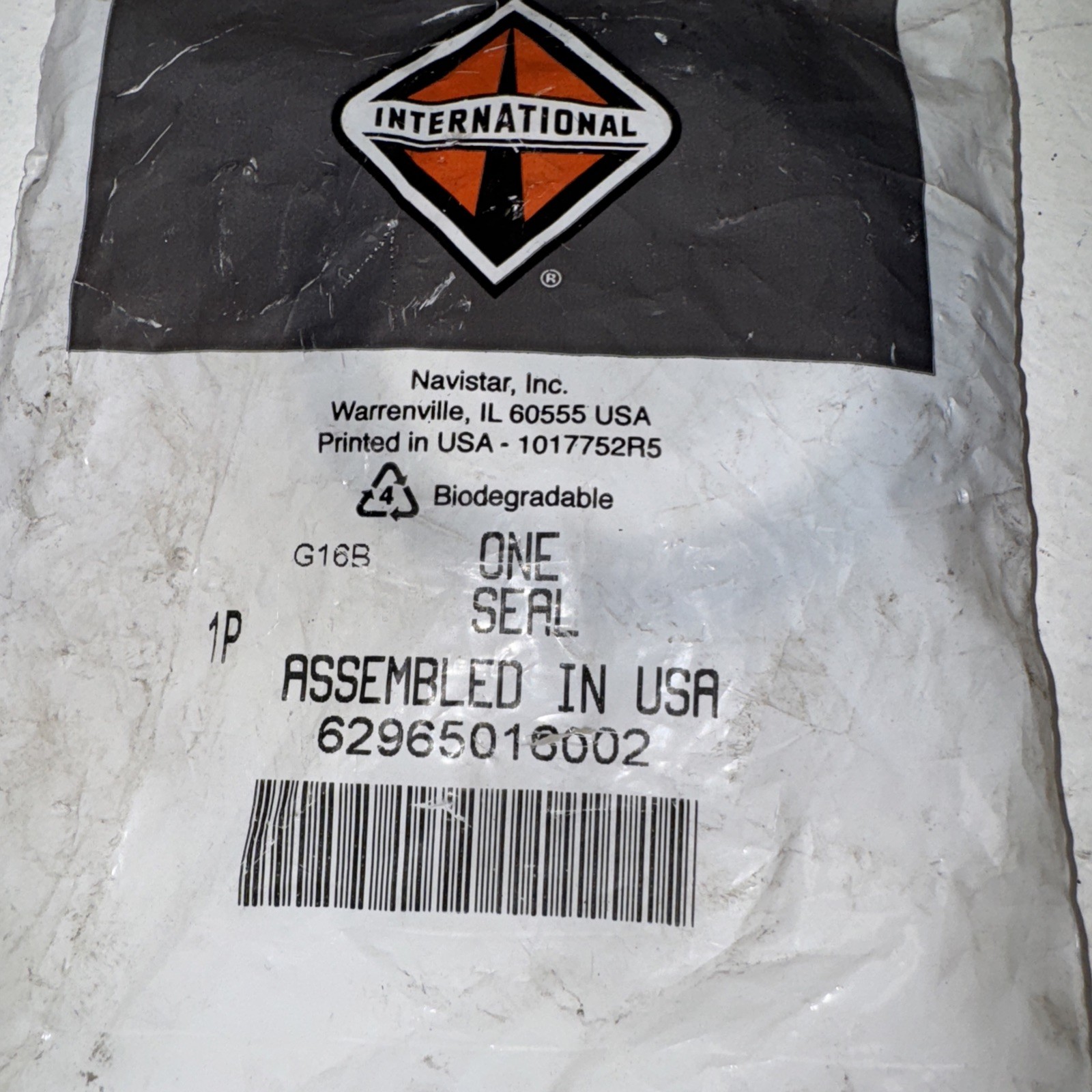 NAVISTAR SEAL RADIAL SHAFT 62965016002