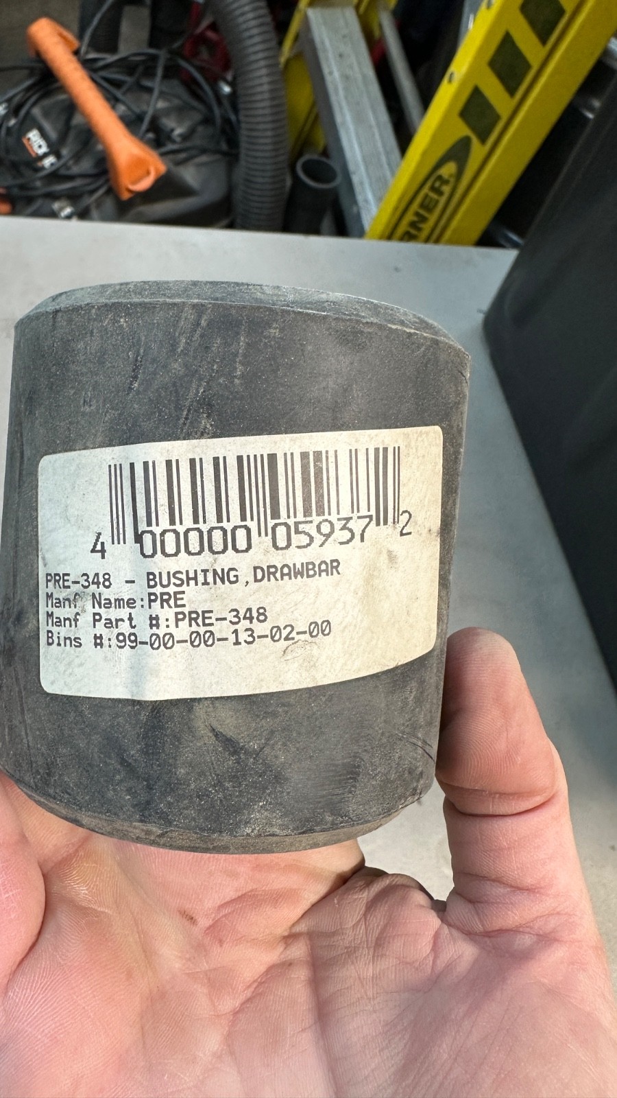 Drawbar Eye Bushing Rubber Premier PRE – 348 NOS