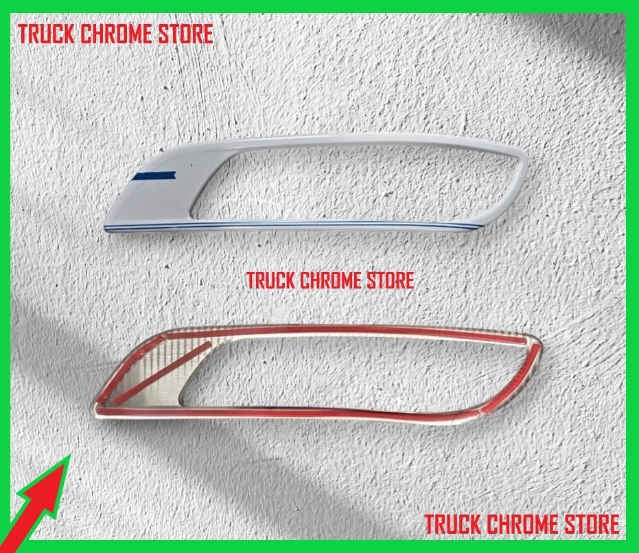 DAF XF 106 FOG FRAME CHROME Super Polished Stainless Steel. ( 1 SET )