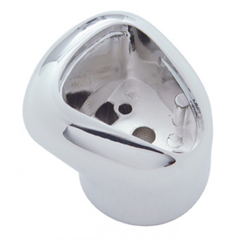 Chrome Gearshift Knob With Wood Cover And Gear Shift Cover Kit
