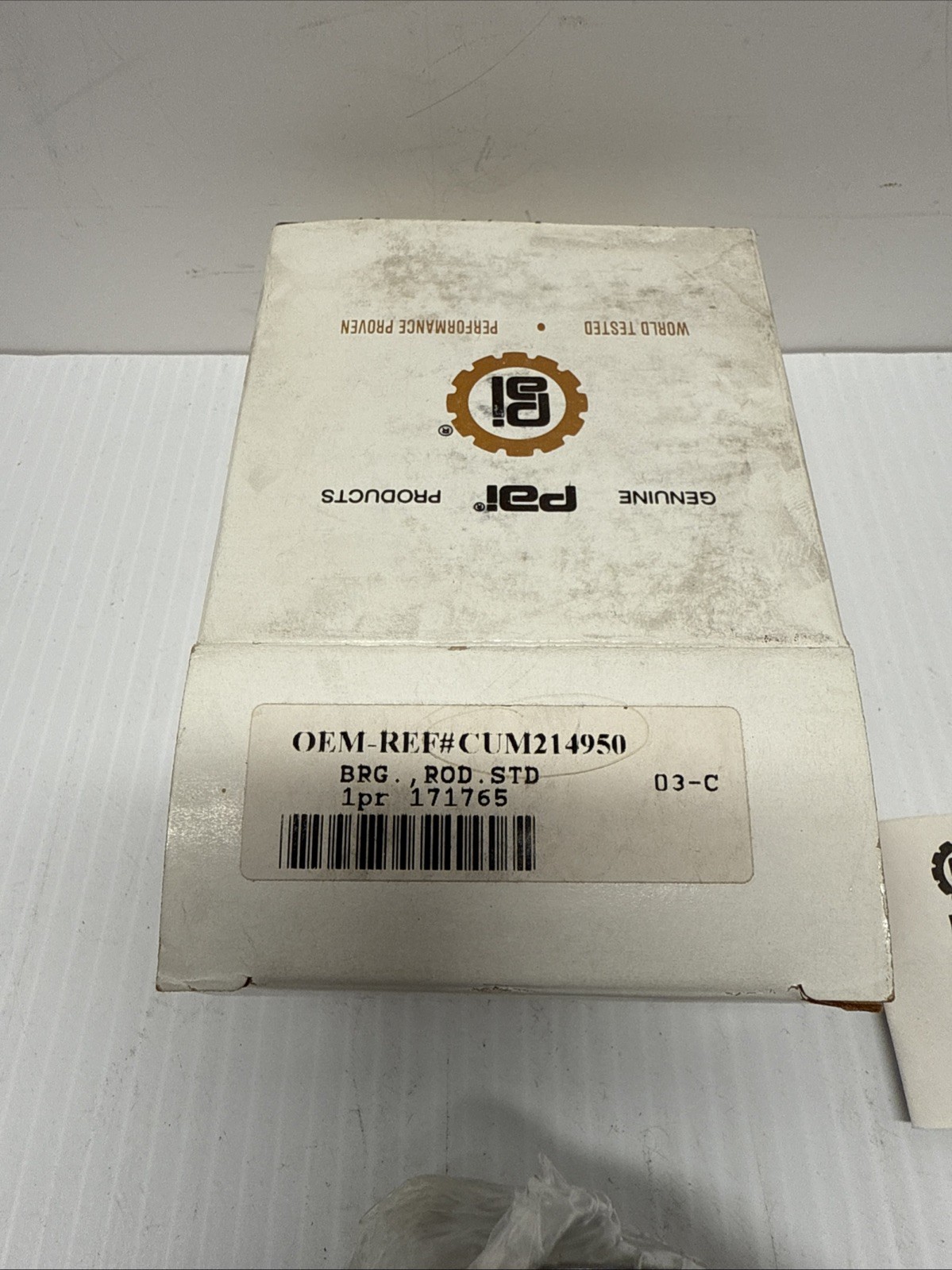 PAI 171765 Connecting Rod Bearing Pair Standard for Cummins Cum 214950